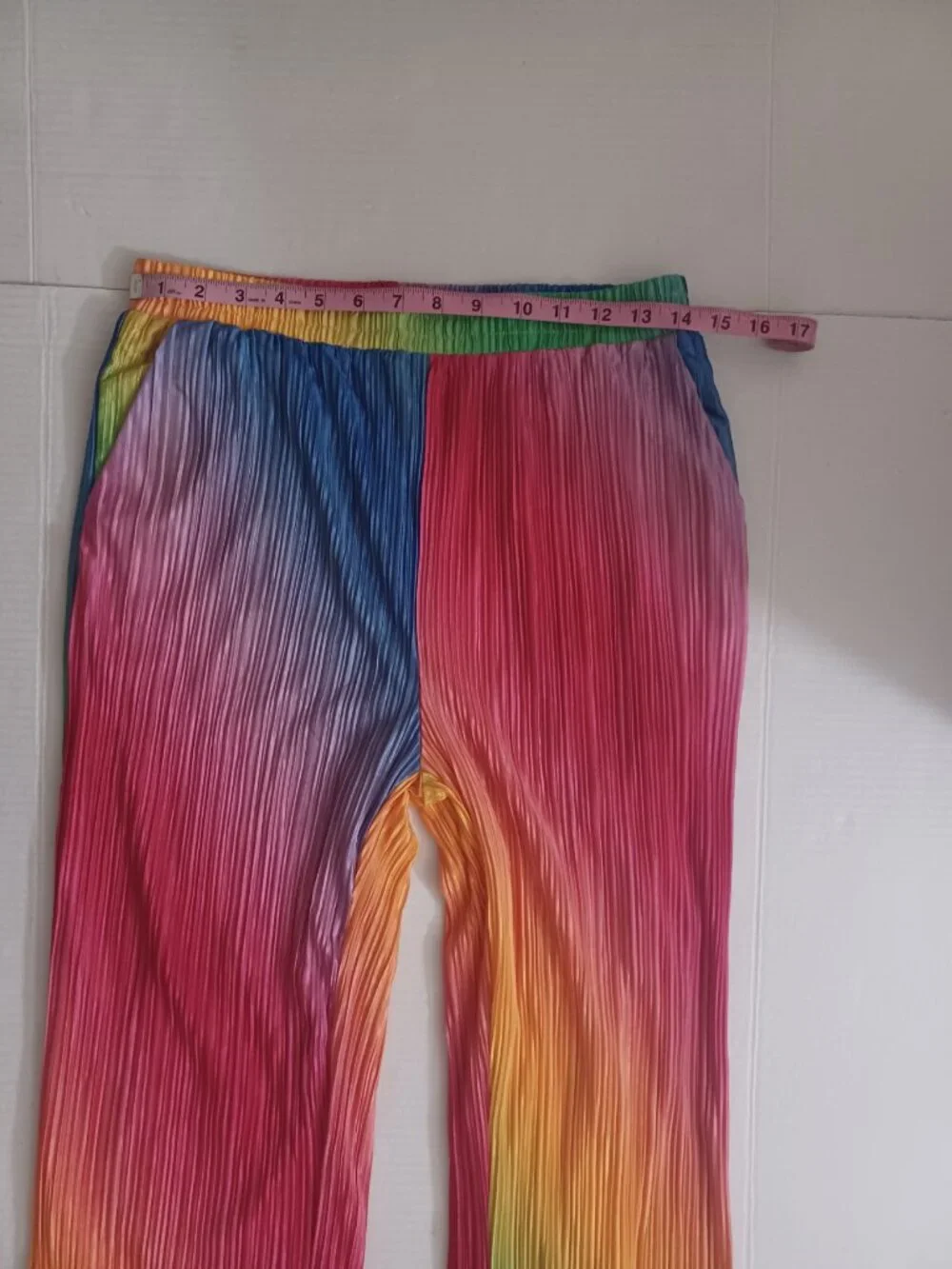 DRESSED IN LALA PLISSE' RAINBOW DAYDREAM TWO PIECE PANTS SET SIZE MEDIUM - Picture 3 of 14